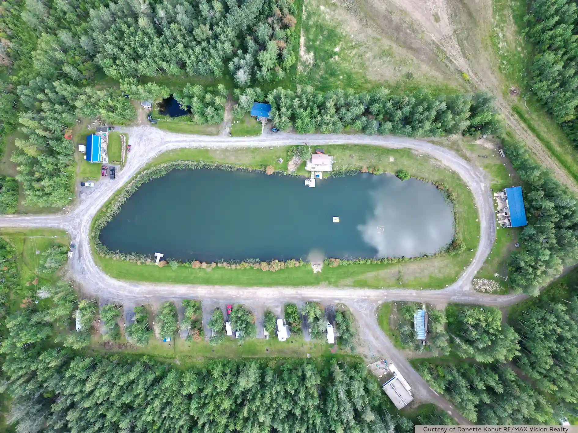 Louie Lake Birds Eye View